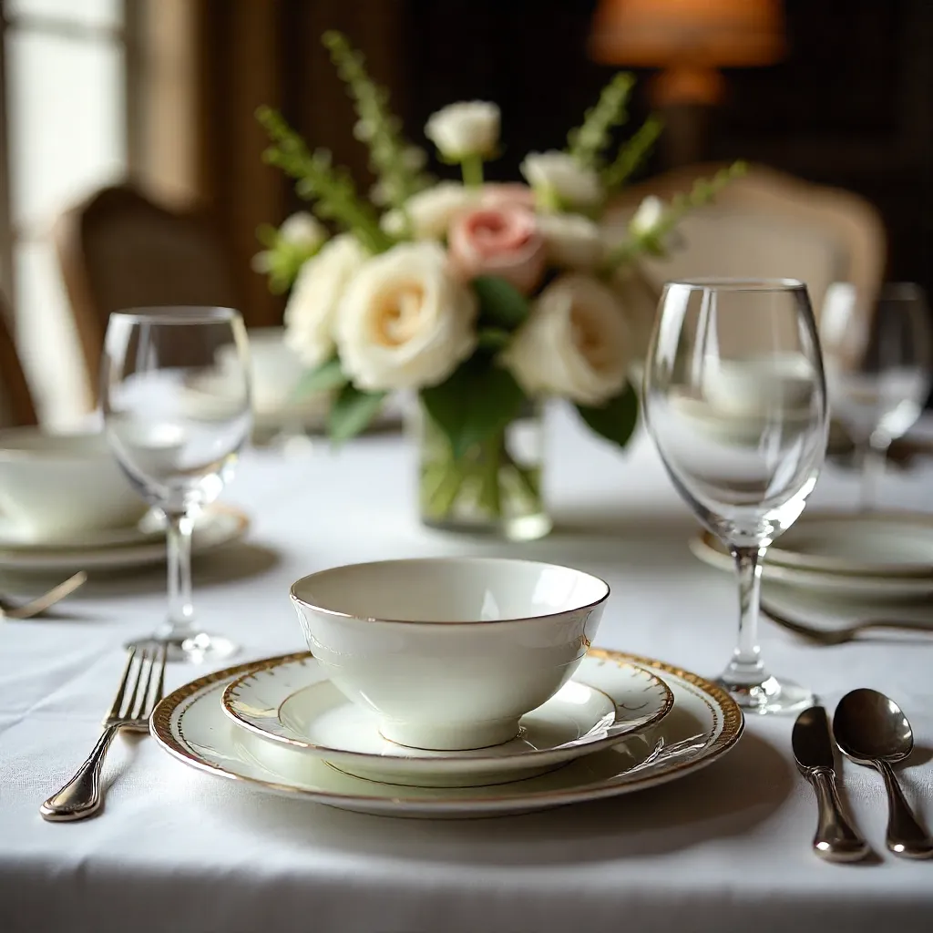 Borddækning perspektiv